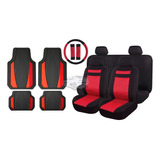 Cubreasientos + Tapetes Rojo/negro Volkswagen A4 Jetta