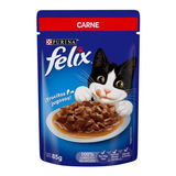 Sobres Para Gato Felix Alimento Premios Sabor Carne 36sobres