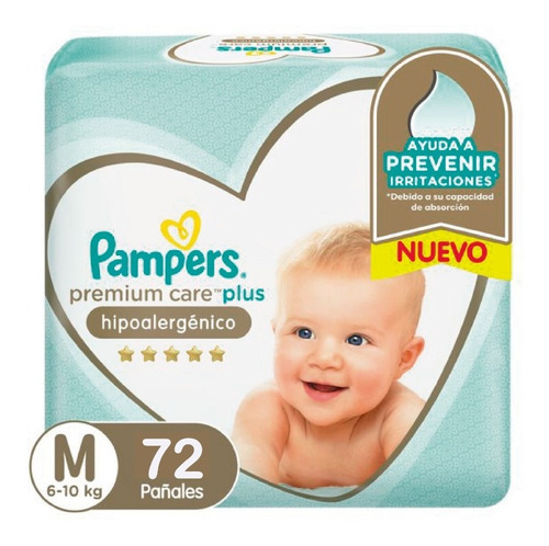 Pampers Premium Care M / G / Xg / Xxg Mes Consumo X 1unid