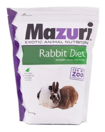 Mazuri Alimento Comida Para Conejo 1.3 Kg