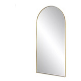 Espelho Oval Base Reta Retrô Decorativo 1,50 X 0,60