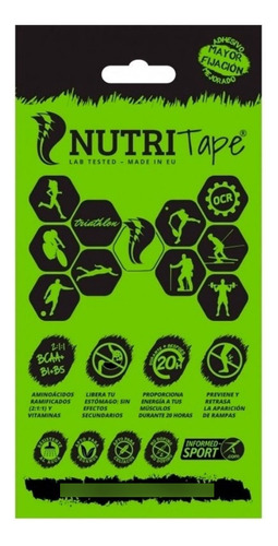 Nutritape Parche Transdermico Con Vitaminas Y Aminoacidos