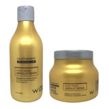 Shampoo + Máscara Absolut Repair 300ml - Hair Therapy 