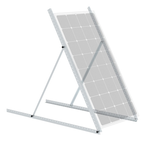 Bougerv Soportes De Montaje De Panel Solar Ajustable De 58 P