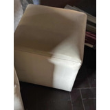 Cubo Puff 38x38 Beige Puf Puf Cuadrado Puuuufff