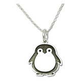 Dije Pingüino Collar De Moda De Plata Silverworld925 Pingüi