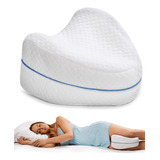 Almohada Descanso Piernas Rodilla Suave Lavable Ortopédica