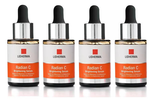 X4 Radian C Brightening Serum Hialuronico Y Vit. C Lidherma