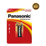 Bateria Pilha 9v Alcalina Panasonic Violão Microfone Instrum