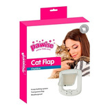 Puerta Abatible Para Gatos Pawise Tamaño 26 X 31 Cm Pt