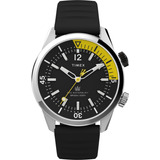 Reloj Timex Hombre Tw2v73400 Waterbury Malla Caucho Negra