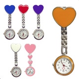 Reloj De Bolsillo Metal Broche Para Enfermera  De Amor