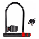 Candado Trenzado De Acero Para Bicicleta, Moto U Bi083, Color Negro