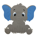 Figuras De Elefantes En Fomi Para Baby Shower Tamaño Grande