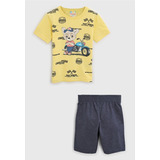 Conjunto Infantil Menino Brandili Cachorro Tamanho 03