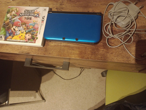 Nintendo 3ds Xl Blue + Super Smash Bros