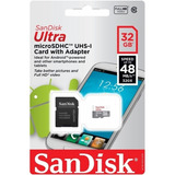 Memoria Microsd Sandisk 32gb Clase 10