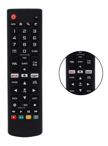 Controle Remoto Compatível Com LG Smart Tv