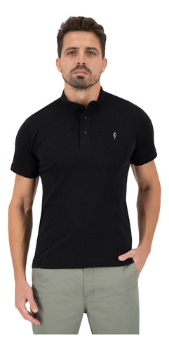 Playera Cuello Mao Slim Fit Para Hombre Holstone 