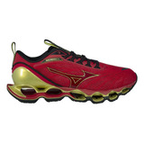 Tênis Mizuno Wave Prophecy 11 Vermelho/dourado Masculino