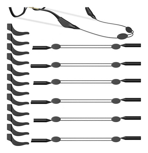 6 Pzs Correa Para Anteojos Retenedor De Anteojos Ajustable