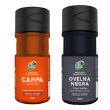  Kit Máscara Pigmentante Carpa + Ovelha Negra 150ml Kamaleão Tom Laranja Neon + Cinza Grafite