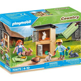 Playmobil Country Alimentar Conejos En La Granja - 70675 