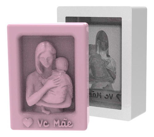Molde De Silicone Amo Você Mãe | Dia Das Mães