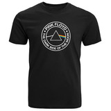 Polera,logo Dark Side Of The Moon, Pink Floyd / Naturalking