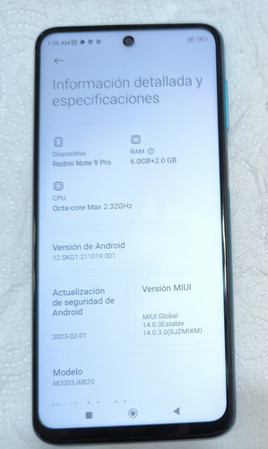Xiaomi Redmi Note 9 Pro 128gb 6gb Ram Dual Sim