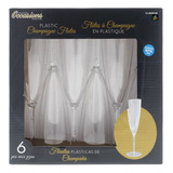 Copas De Champagne En Plástico Champan Para Fiestas Eventos