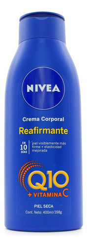 Crema Corporal Nivea Q10 + Vitamina C Reafirmante 400 Ml