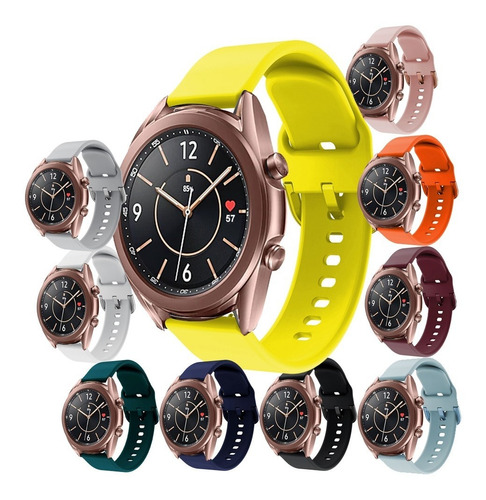 Correa Sport  Silicon Colors Para Galaxy Watch 3 41mm