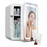 Mini Refrigerador Frigobar Refri Skincare Maquillaje Espejo