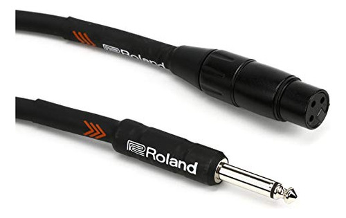 Cable De Micrófono Roland Black Series Hi-z, 20 Pies