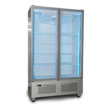 Heladera Exhibidora Vertical 2 Puertas Gastroquil - Ac Inox