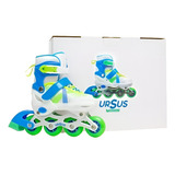 Rollers Ursus Verde/azul/blanco Talle 35-38