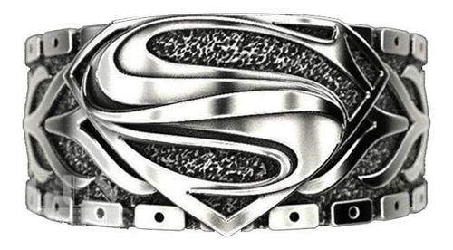 Anillo Argolla Superman Men Of Steel Dc Super Heroes