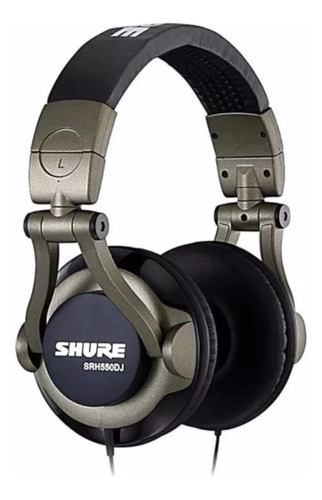 Fone Shure Srh 550dj Profissional Para Dj