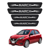 Sticker Protección Bl De Estribos 4 Puertas Nissan March