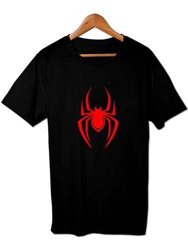 Spiderman Miles Morales Logo Remera Friki Tu Eres #2