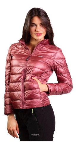 Chaqueta Pluma Mujer Traverse Peach Discovery