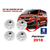 Kit De 4 Centros De Rin Peugeot Traveller 2018 60 Mm