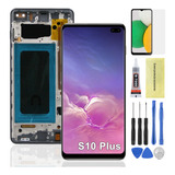 Pantalla Táctil Lcd Para Samsung S10 Plus Con Marco Sm-g975 