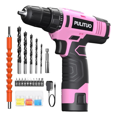 Taladro Inalámbrico Pulituo - 3/8 Sin Llave - Batería - 1