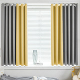 Cortinas Blackout Color Patchwork 132x210 Alta Calidad 2 Pzs