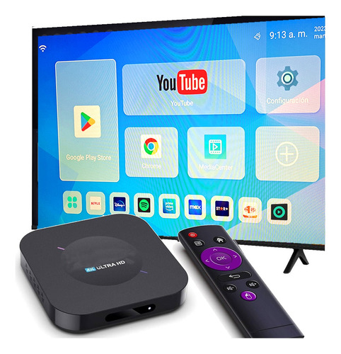 Convertidor A Smart Android Tv Box Max 2gb Ram 16 Gb Premium