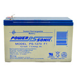 Ps-1270 12v Power Sonic Carrito Eléctrico No Break Monitor 7ah Batería De Respaldo
