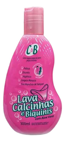 Lava Roupas Intimas Calcinhas E Biquínis 300ml Aloe Vera 