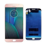 Tela Frontal Para Moto G5-s Plus Dourado